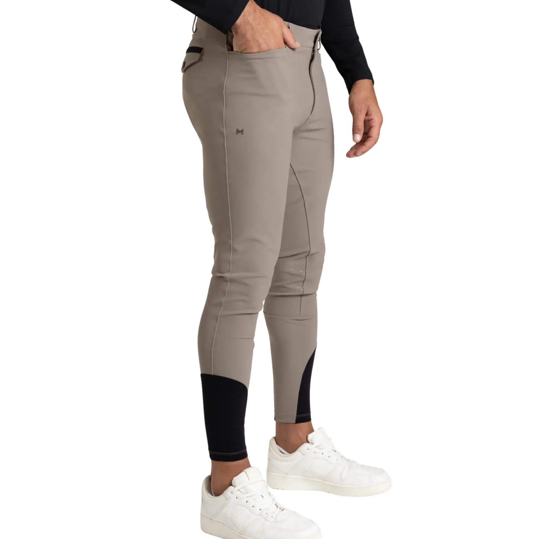 Reithose Herren Performance, Vollbesatz, Full-Grip