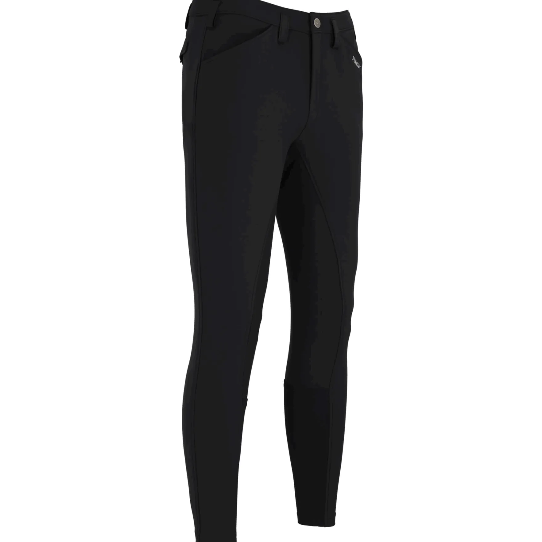 Reithose Herren Rossini FlexTec Leather, Vollbesatz, Kunstleder-Besatz