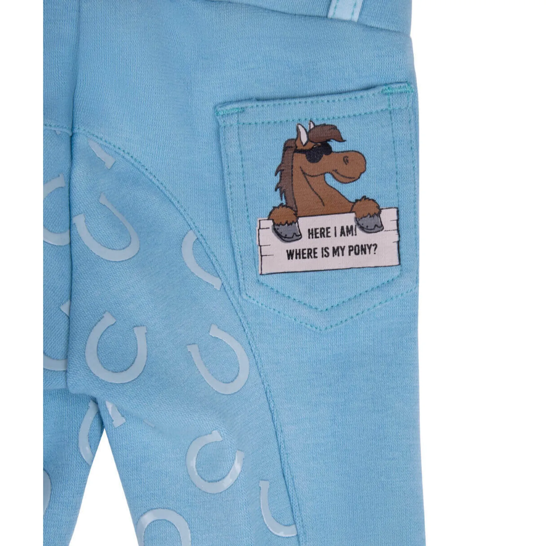 Reithose Kinder Junior Bobby, Vollbesatz, Full-Grip