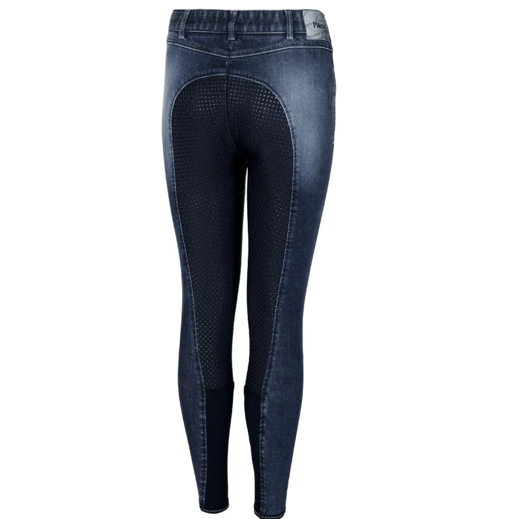 Reithose Kinder Kalotta Grip Jeans, Vollbesatz, Full-Grip