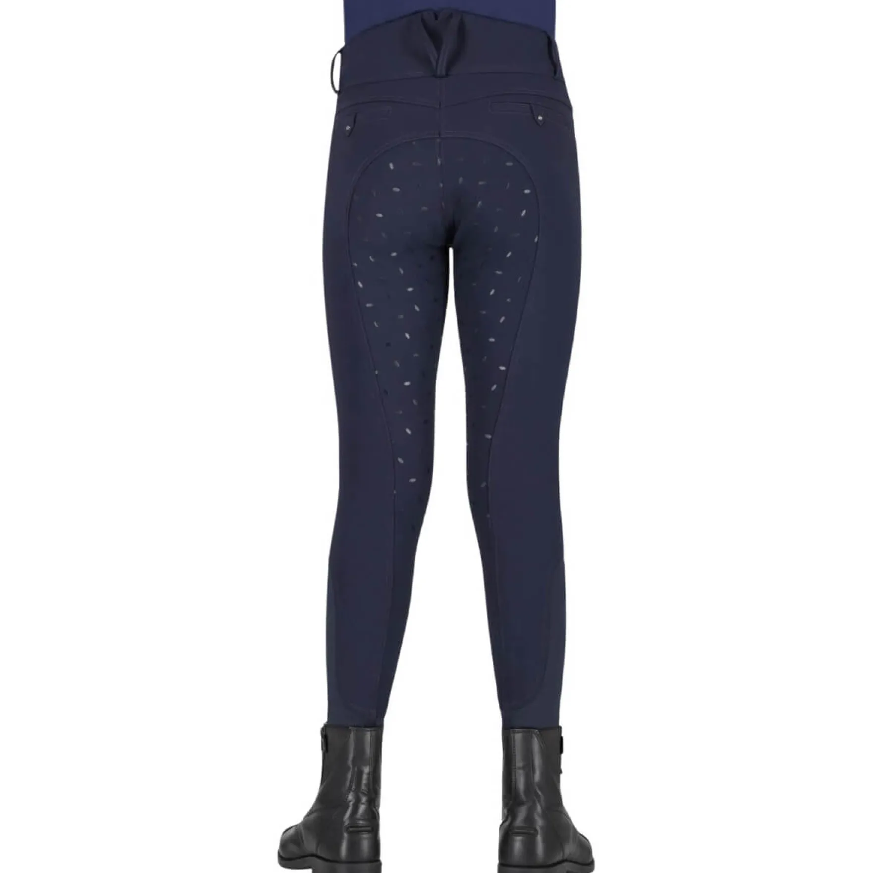 Reithose Kinder Lymee HW25, Softshellreithose, Vollbesatz, Full-Grip, High Waist