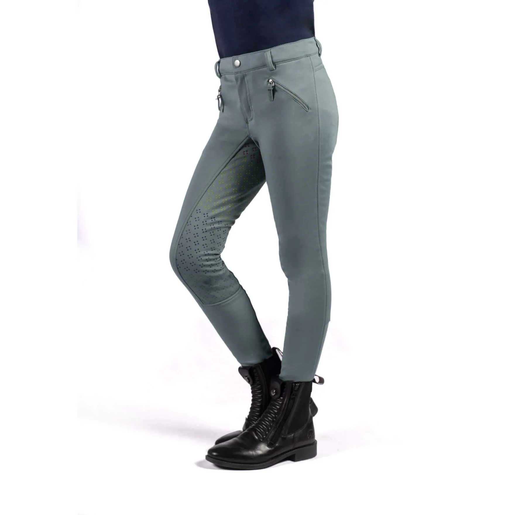 Reithose Kinder Mia HW25, Vollbesatz, Full-Grip