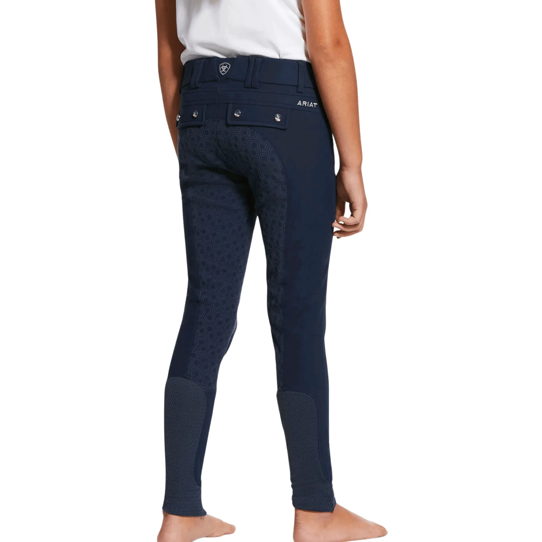 Reithose Kinder Tri Factor, Vollbesatz, Full-Grip
