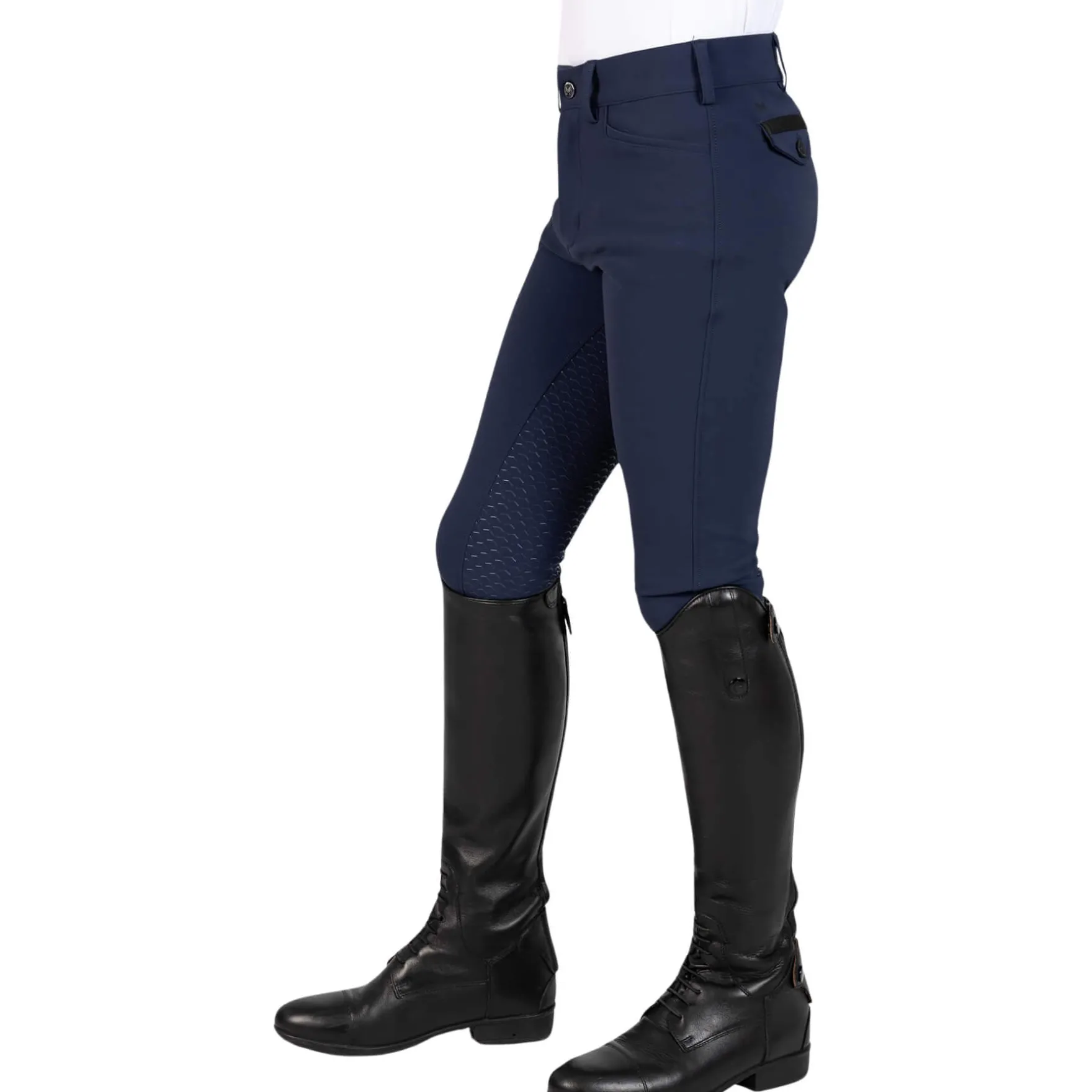 Reithose Kinder YR Performance Breeches, Vollbesatz, Full-Grip