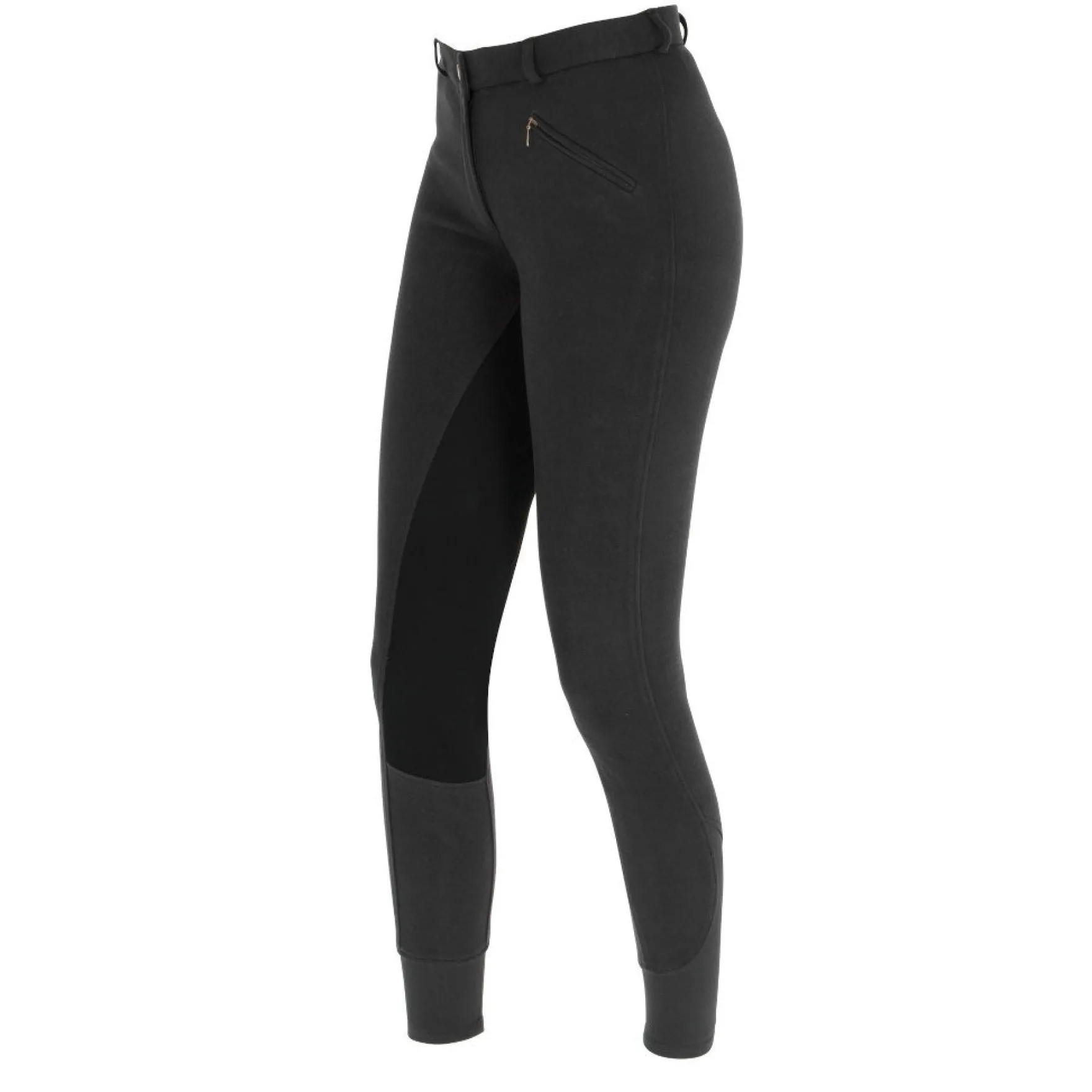 Reithose Mädchen Economic, Vollbesatz, Lederbesatz, Kunstleder
