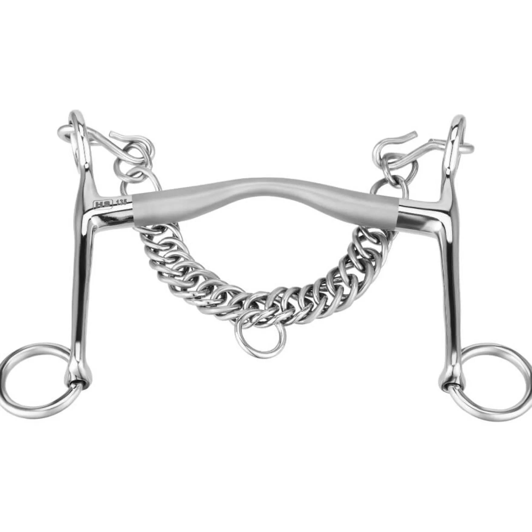 Reitkandare, SATINOX, 7 cm Anzüge