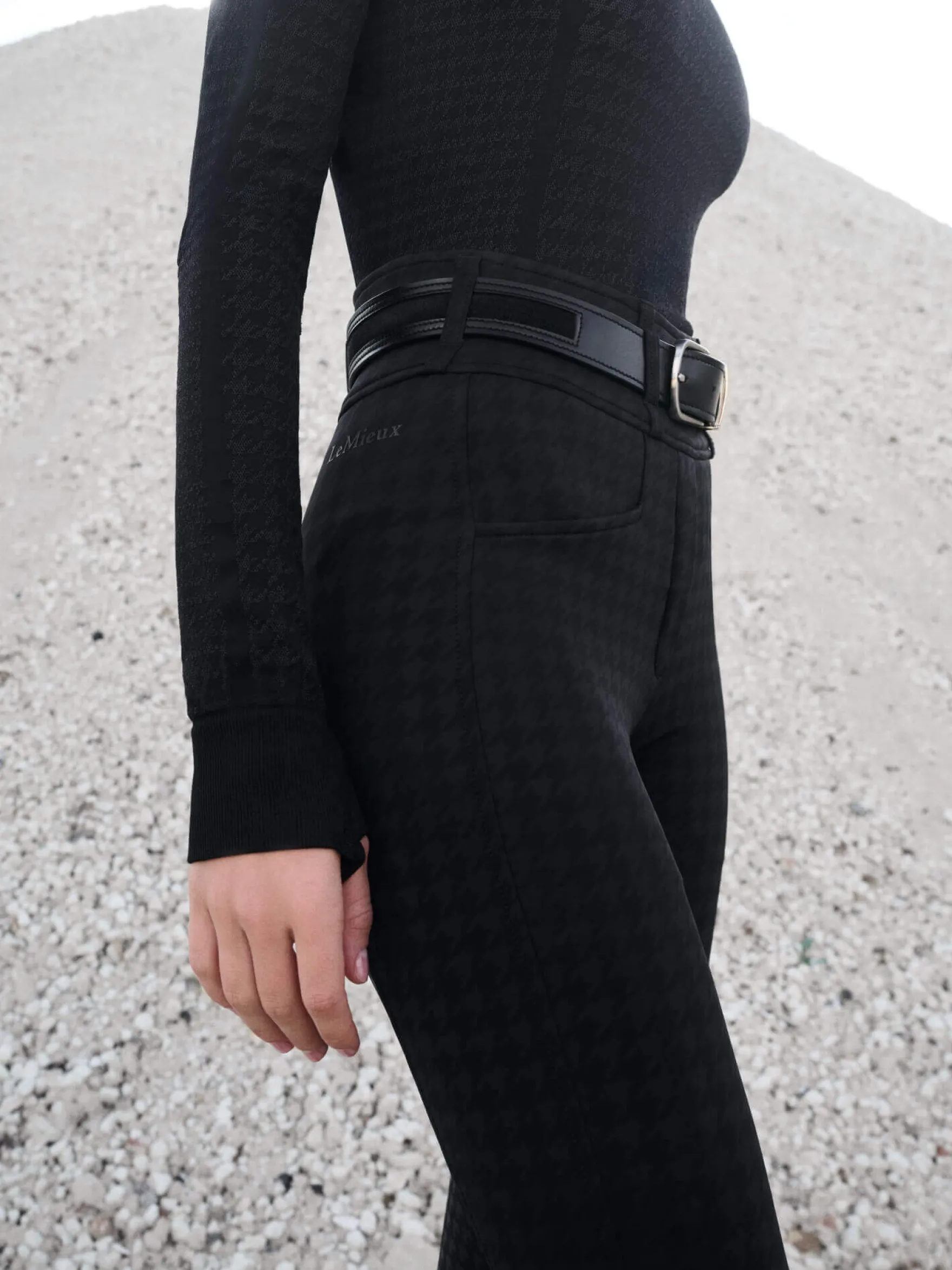 Reitleggings Damen Aspen Breggings HW25, Vollbesatz, Full-Grip, High Waist