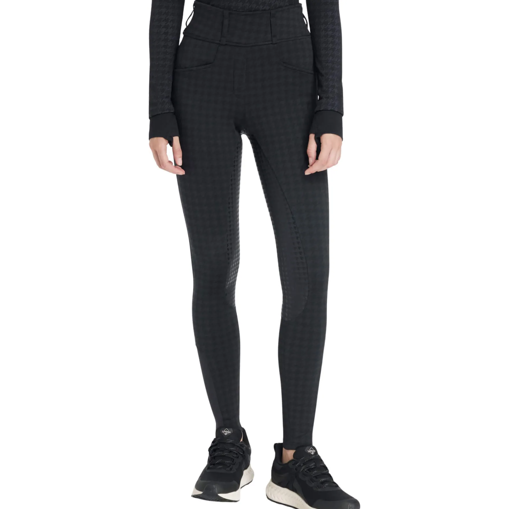 Reitleggings Damen Aspen Breggings HW25, Vollbesatz, Full-Grip, High Waist
