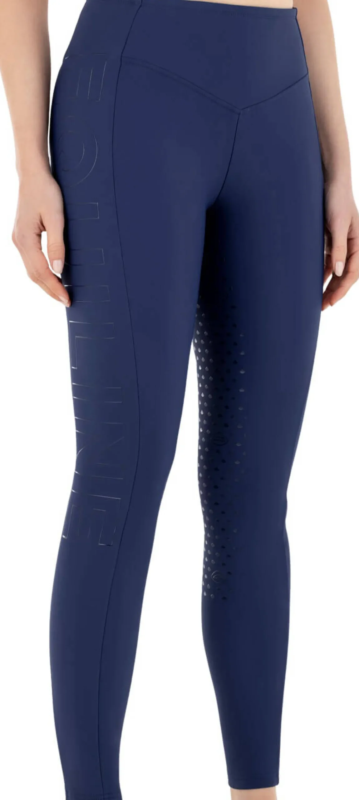 Reitleggings Damen Caisfh HW25, Vollbesatz, Full-Grip, High Waist, Winterreitleggings