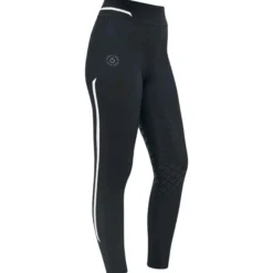 Reitleggings Damen CT Orbit, High Waist, Kniebesatz, Knee-Grip