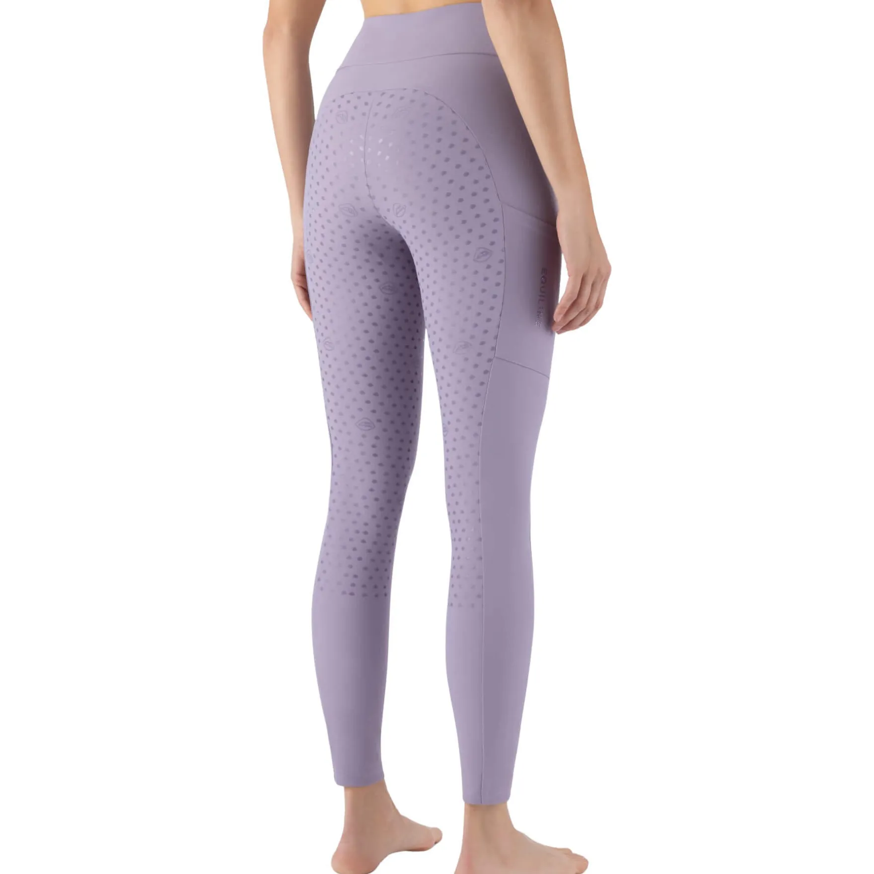 Reitleggings Damen Eqgalafh FS26, Vollbesatz, Full-Grip, High Waist
