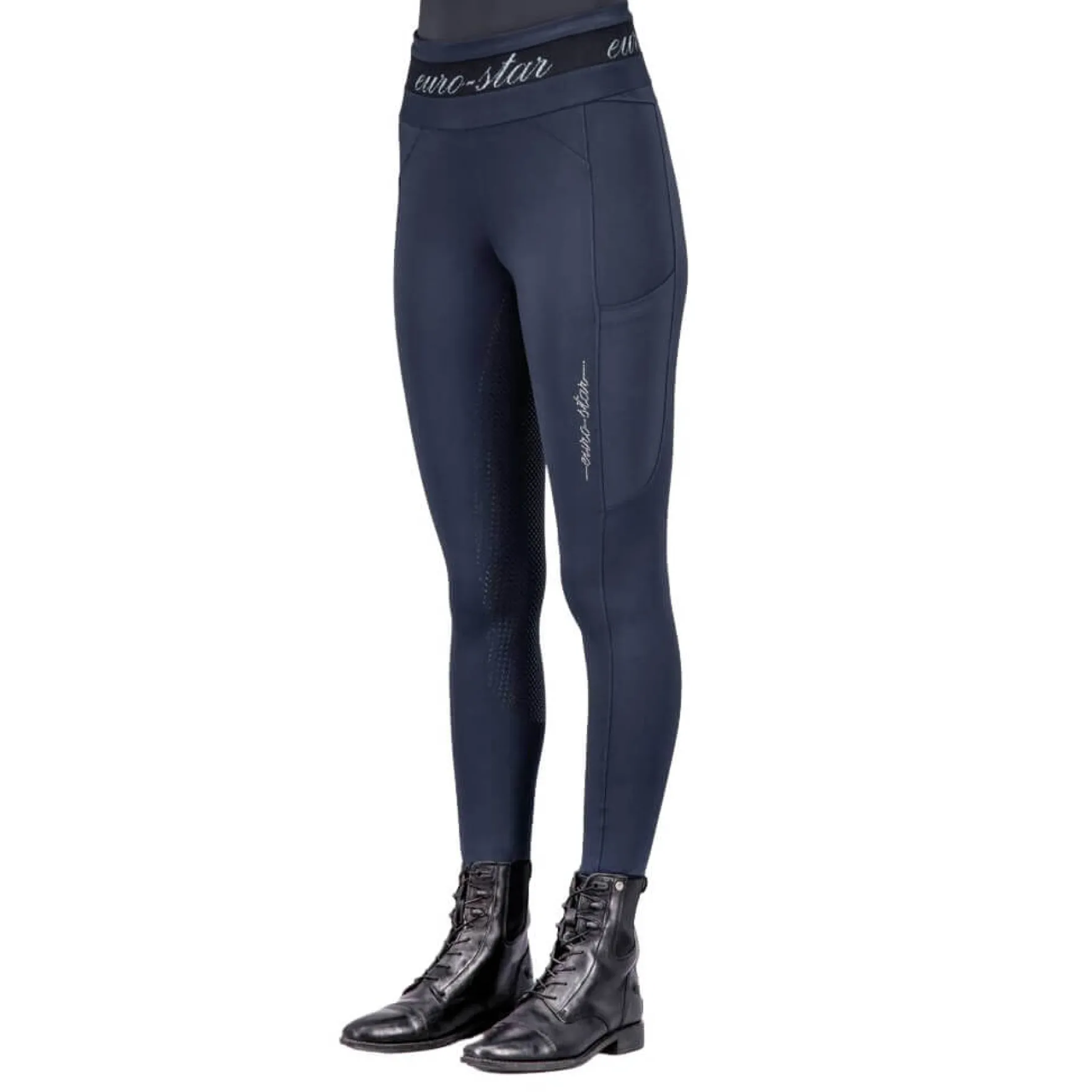 Reitleggings Damen ESAres FS23, Vollbesatz, Full-Grip