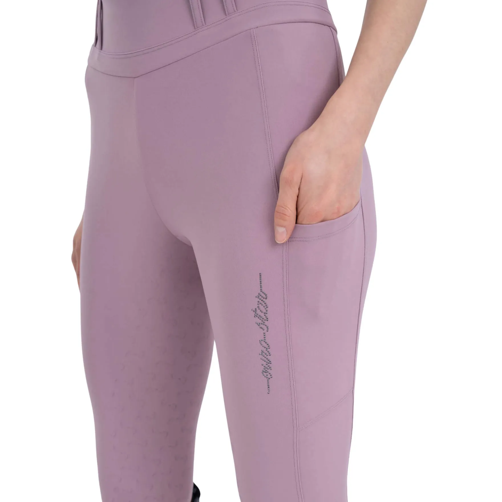 Reitleggings Damen ESEres FS26, Vollbesatz, Full-Grip, High Waist