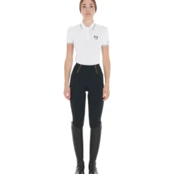 Reitleggings Damen Fleece Lining, Vollbesatz, Full-Grip, High Waist, Winterrreitleggings