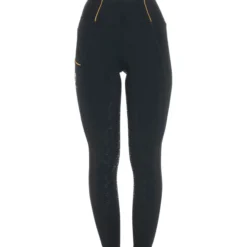 Reitleggings Damen Fleece Lining, Vollbesatz, Full-Grip, High Waist, Winterrreitleggings