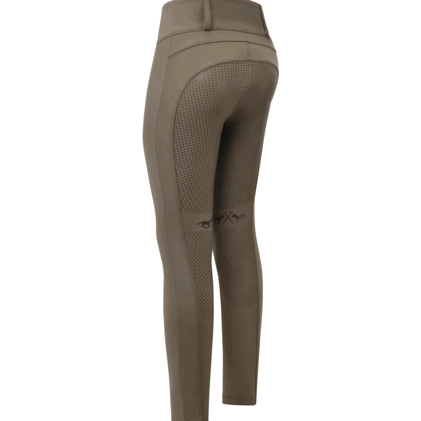 Reitleggings Damen HVPManou, Vollbesatz, Full-Grip, High Waist