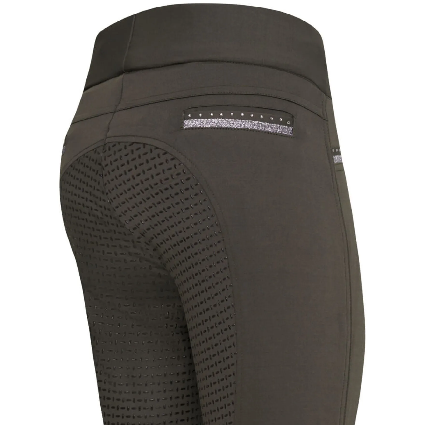 Reitleggings Damen IRHEl Capone, Vollbesatz, Full-Grip