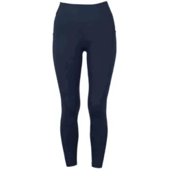 Reitleggings Damen Jump Movement, Kniebesatz, Knee-Grip
