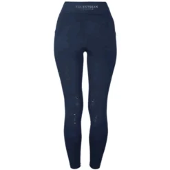 Reitleggings Damen Jump Movement, Kniebesatz, Knee-Grip