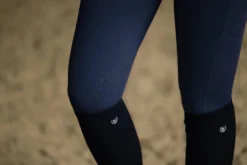 Reitleggings Damen Jump Movement, Kniebesatz, Knee-Grip