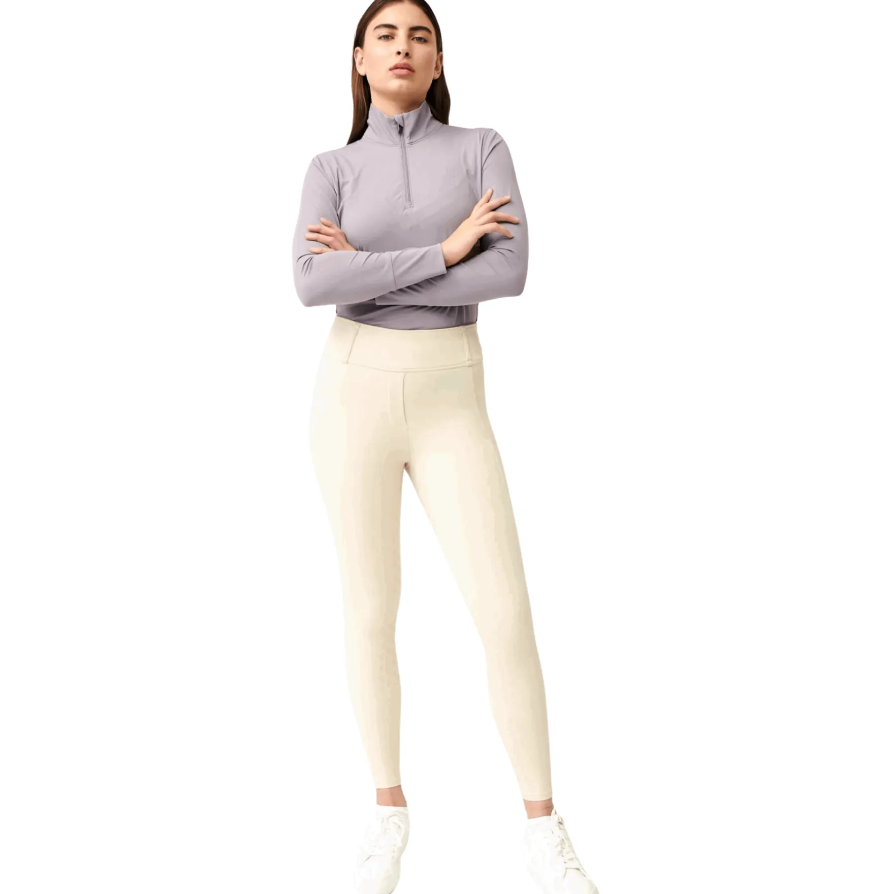 Reitleggings Damen Katja FG, Vollbesatz, Full-Grip