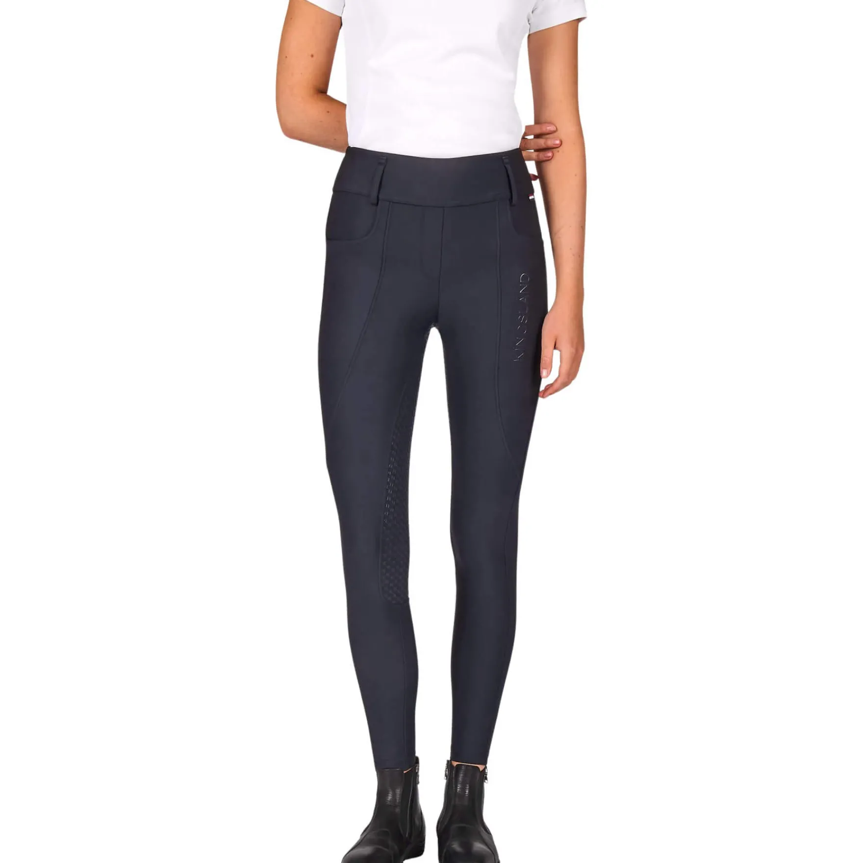 Reitleggings Damen KLKristin A-Shape HW26, Vollbesatz, Full-Grip, Kompression, High Waist