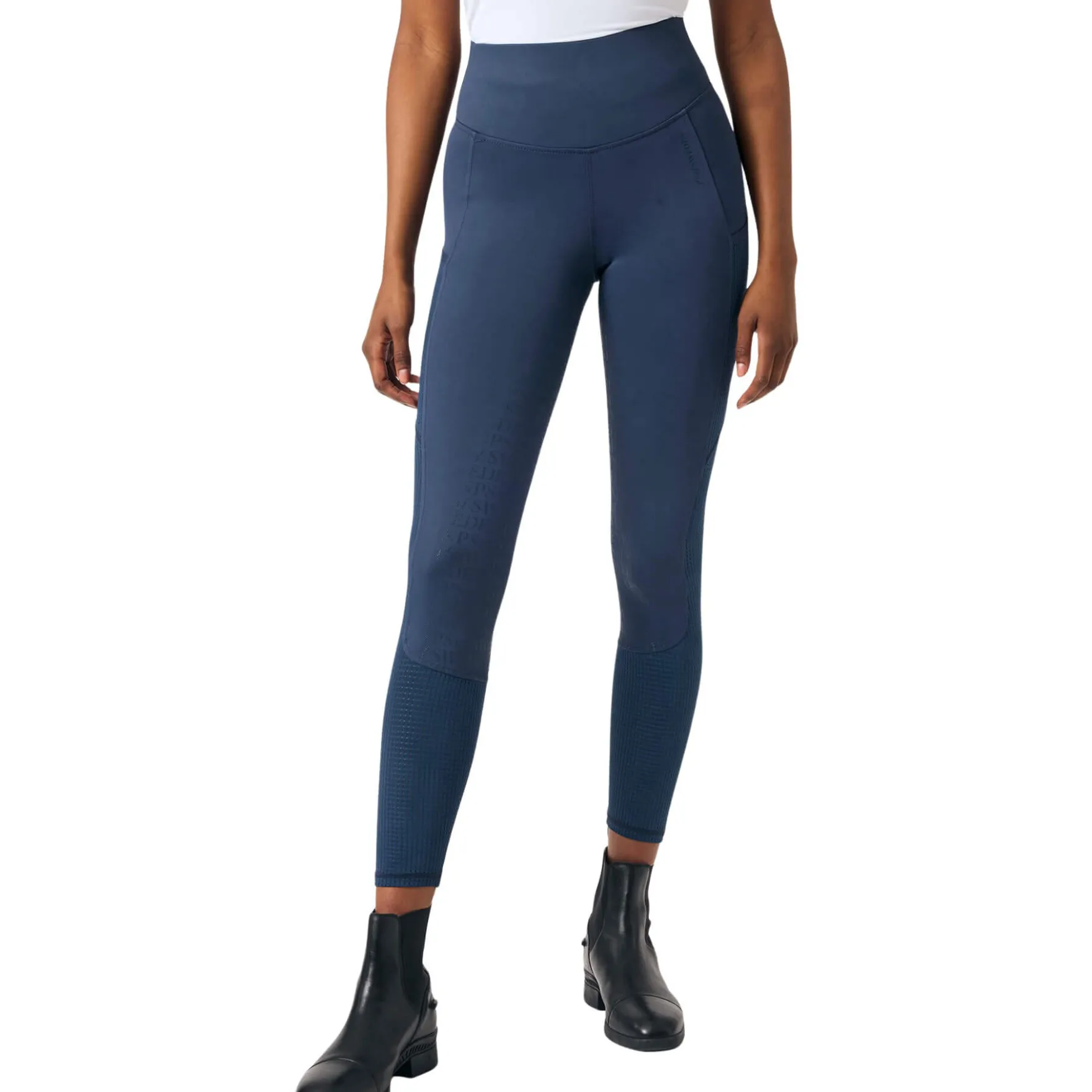 Reitleggings Damen Leslie HW25, Vollbesatz, Full-Grip