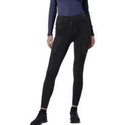 Reitleggings Damen Premium, Kompression, Vollbesatz, Full-Grip