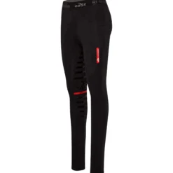 Reitleggings Damen Reggings R1, Kniebesatz, Knee-Grip