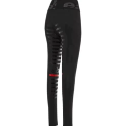Reitleggings Damen Reggings R1 High Waist, Vollbesatz, Full-Grip