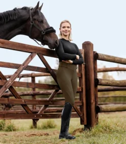 Reitleggings Damen Rena HW25, Vollbesatz, Full-Grip, Winterreitleggings, Thermo Reitleggings