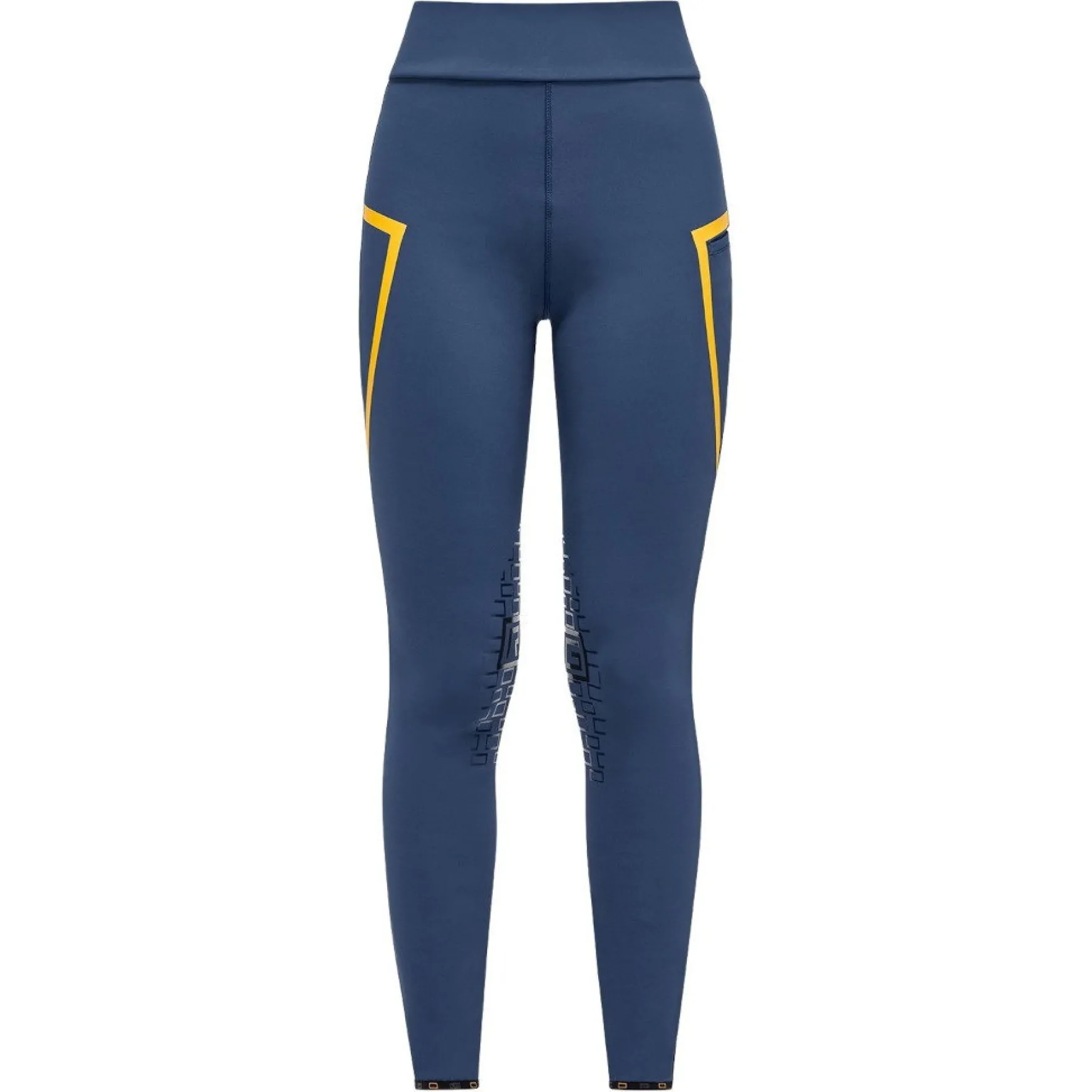 Reitleggings Damen RG HW22, Kniebesatz, Knee-Grip