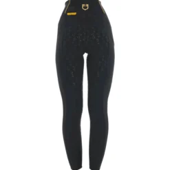 Reitleggings Damen Slim Fit Light, Vollbesatz, Full-Grip, High Waist, Sommerreithose