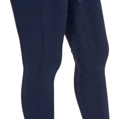 Reitleggings Damen Slim Fit Rhinestones, Vollbesatz, Full-Grip, High Waist