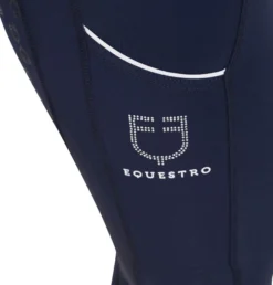 Reitleggings Damen Slim Fit Rhinestones, Vollbesatz, Full-Grip, High Waist
