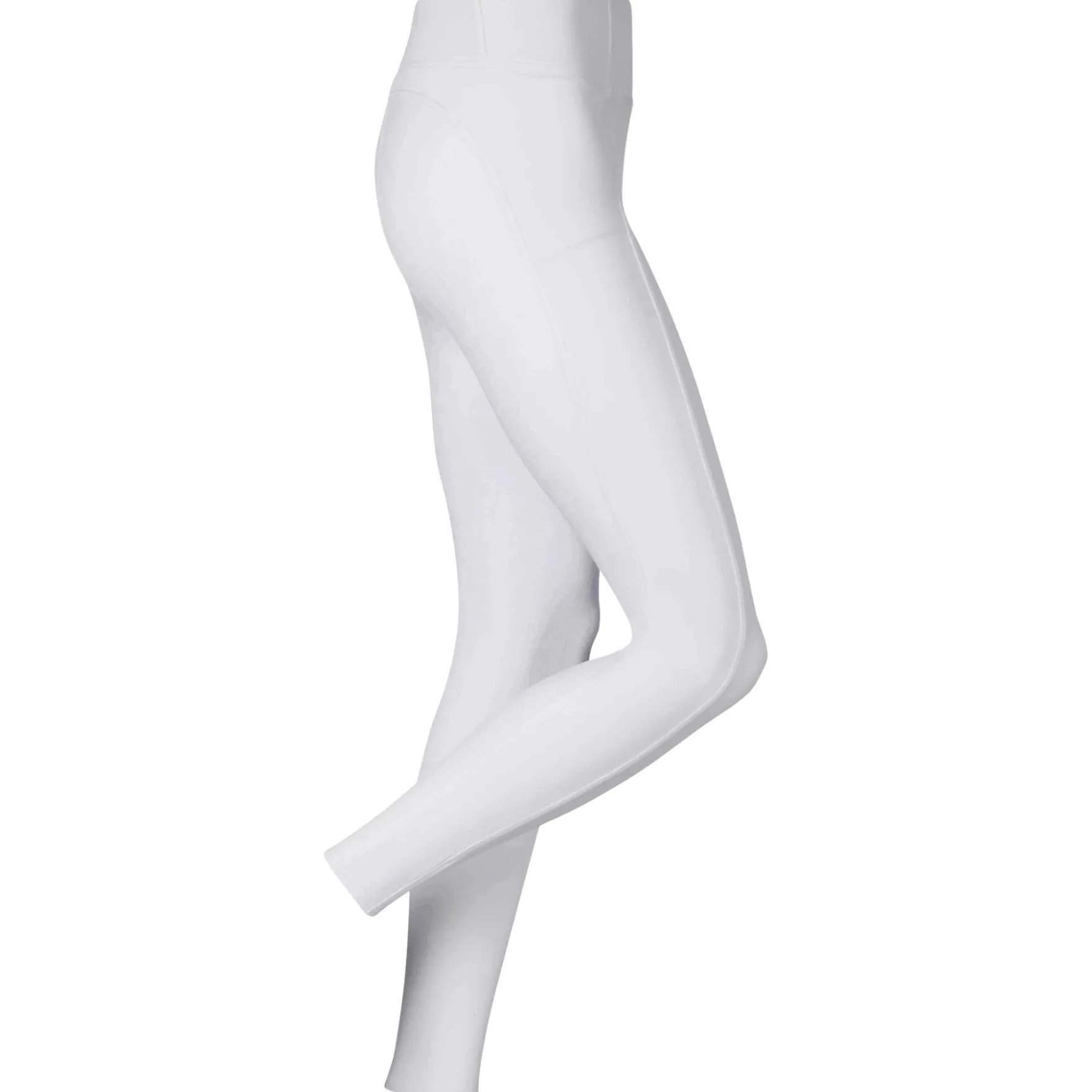Reitleggings Damen Summer Pull On, Vollbesatz, Full-Grip, Sommerreitleggings