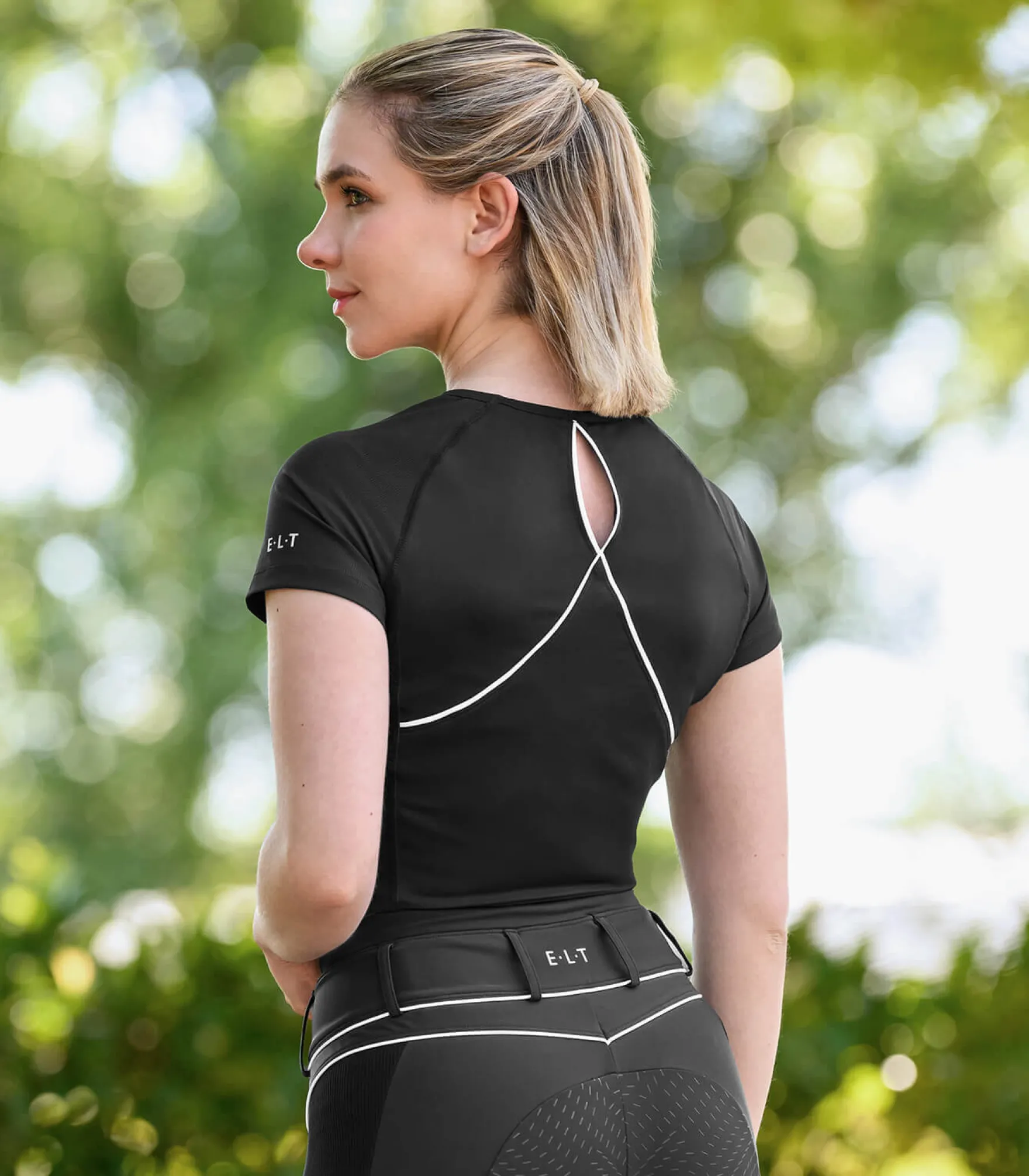 Reitleggings Damen Susann, Vollbesatz, Full-Grip, High Waist