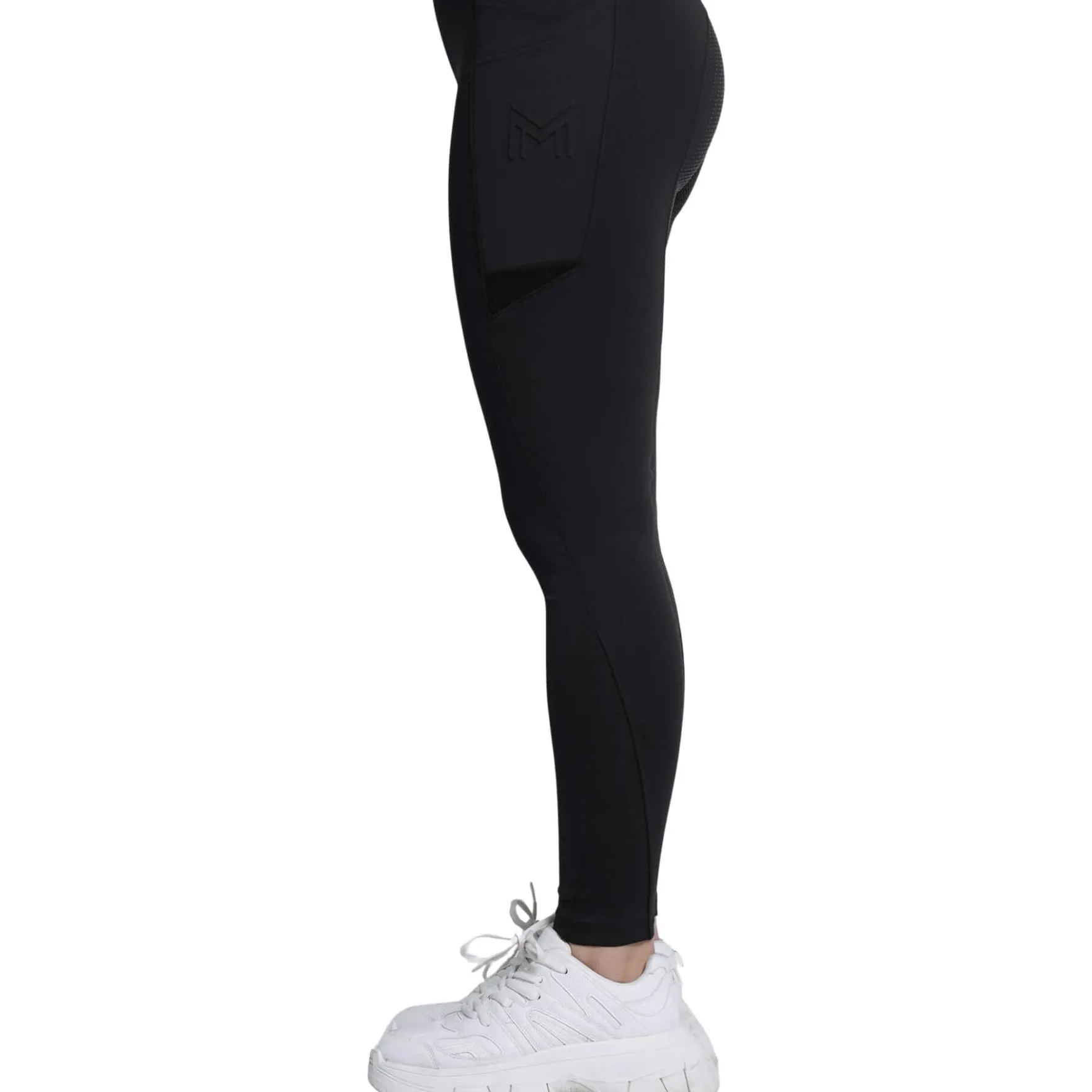 Reitleggings Damen Tech, Vollbesatz, Full-Grip, High Waist