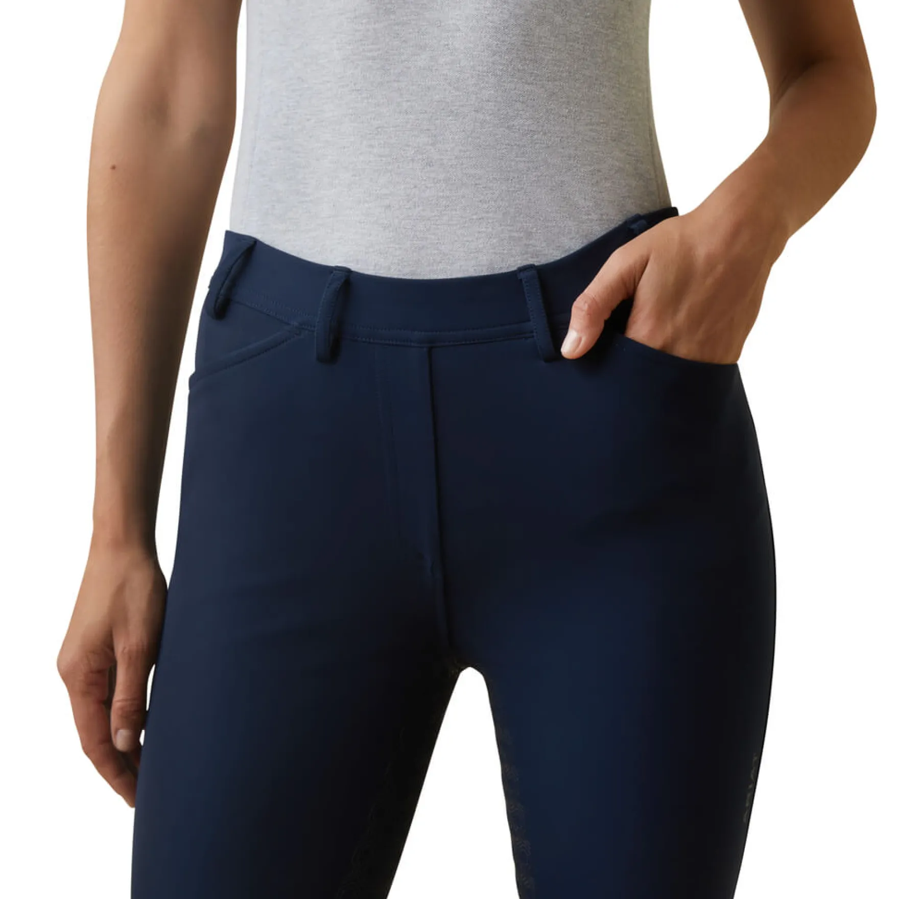 Reitleggings Damen Tri Factor FS23, Vollbesatz, Full-Grip