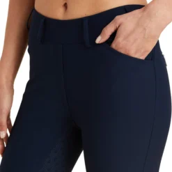 Reitleggings Damen Tri Factor FS23, Vollbesatz, Full-Grip
