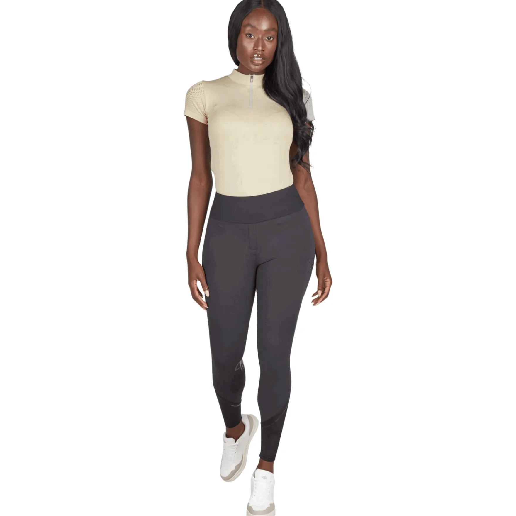Reitleggings Damen Yella SD FS26, Vollbesatz, Full-Grip, Balance Grip, High Waist
