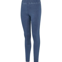 Reitleggings Kids KLMila HW25, Vollbesatz, Full-Grip, Jeansreitleggings