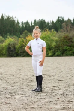 Reitleggings Kinder ClassicStar, Vollbesatz, Full-Grip