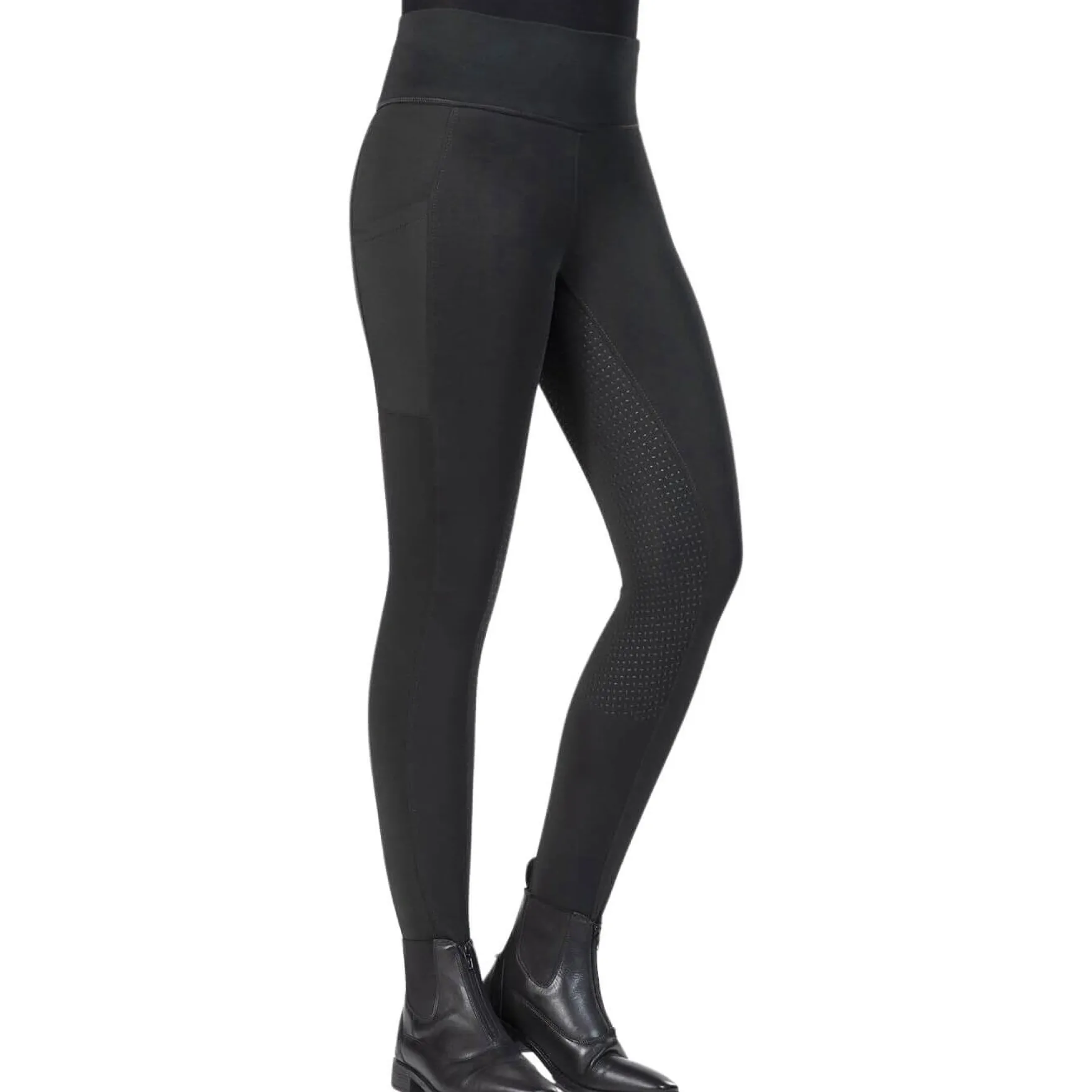 Reitleggings Kinder Cosy Style, Vollbesatz, Full-Grip, Winterreitleggings
