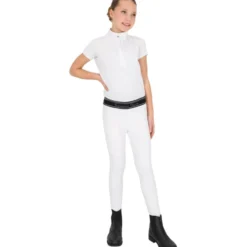 Reitleggings Kinder Eden, Vollbesatz, Full-Grip, Turnierreitleggings