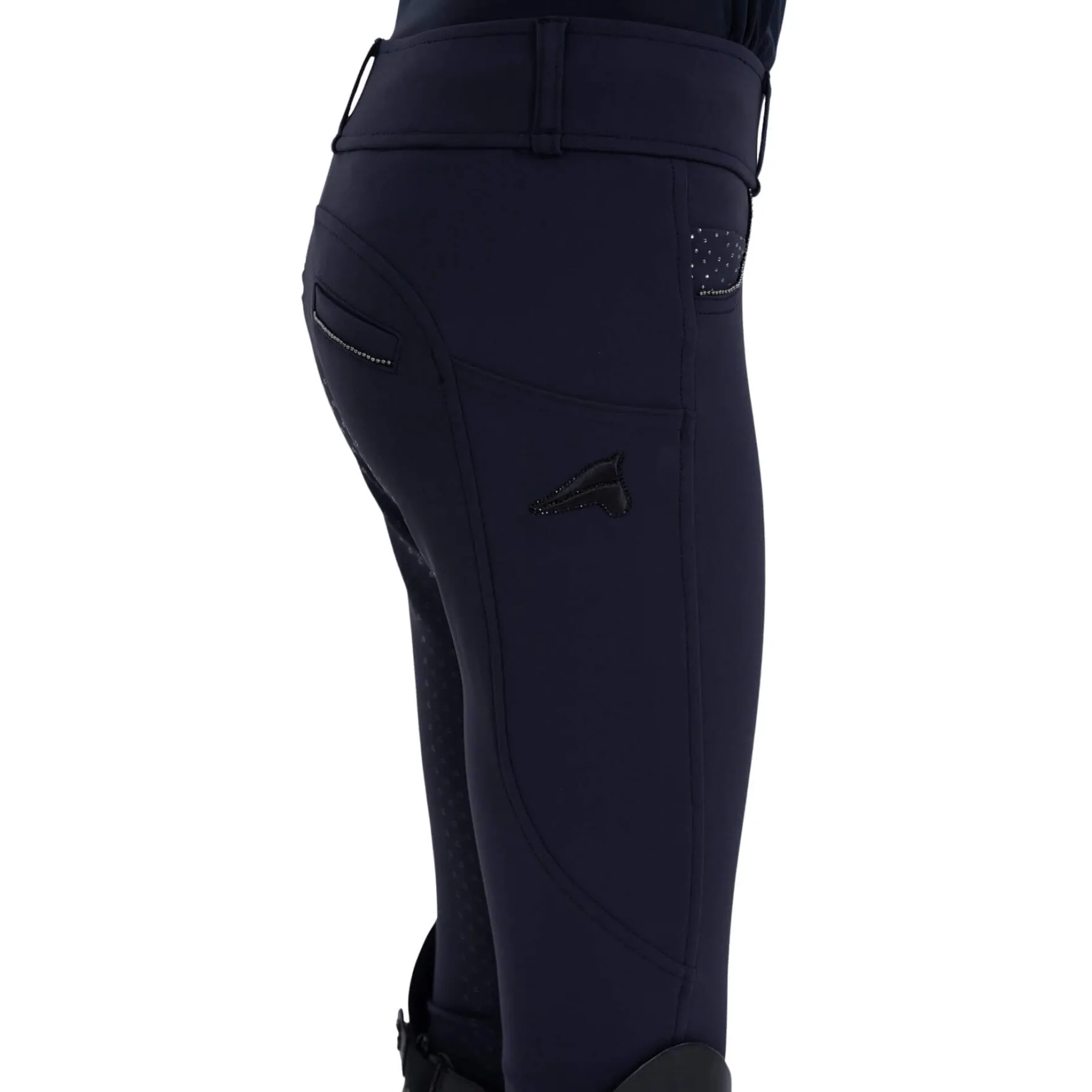 Reitleggings Kinder ESMaxi FS26, Vollbesatz, Full-Grip