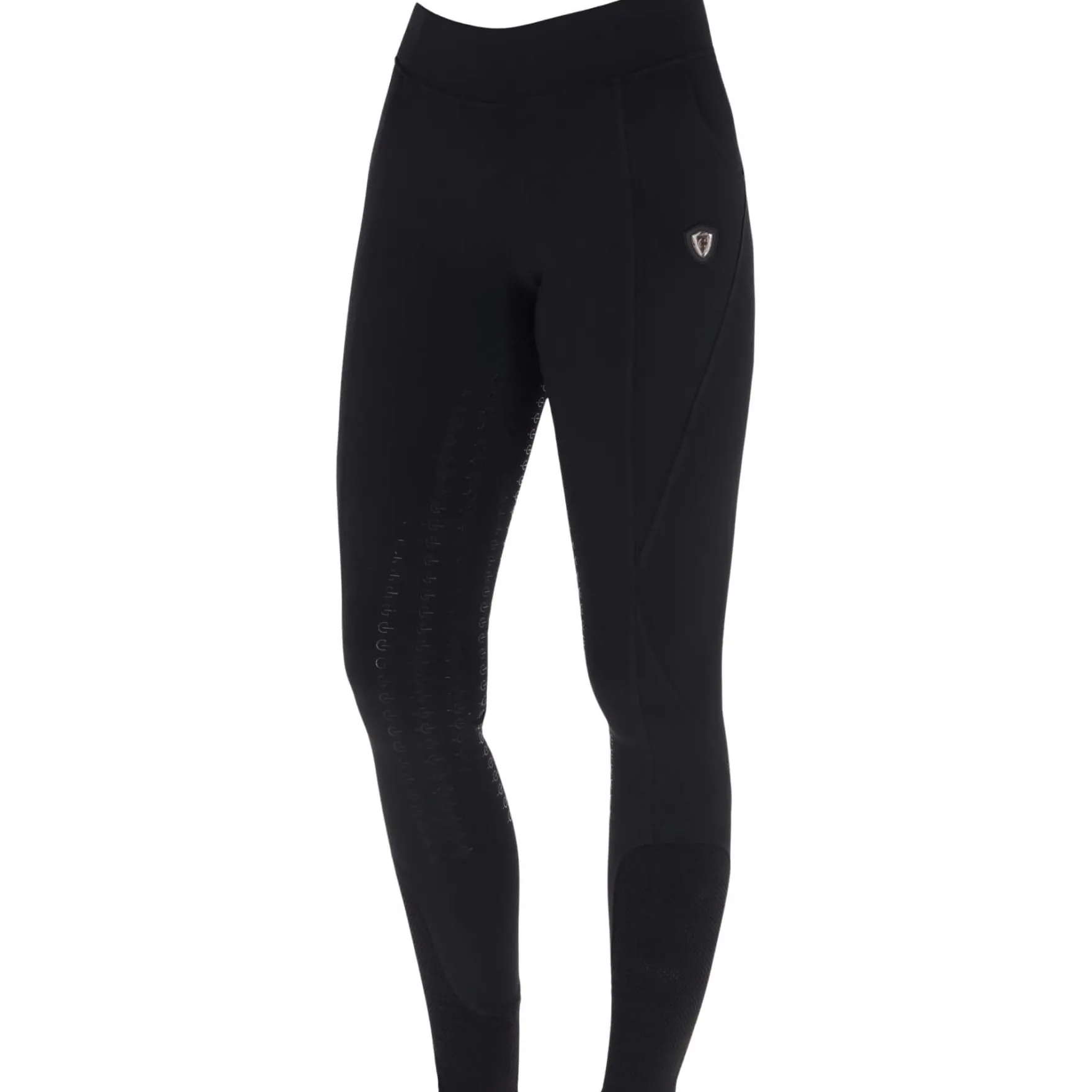 Reitleggings Kinder FS26, Vollbesatz, Full-Grip, Turnierreitleggings