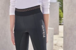 Reitleggings Kinder Ida Athleisure, Vollbesatz, Full-Grip