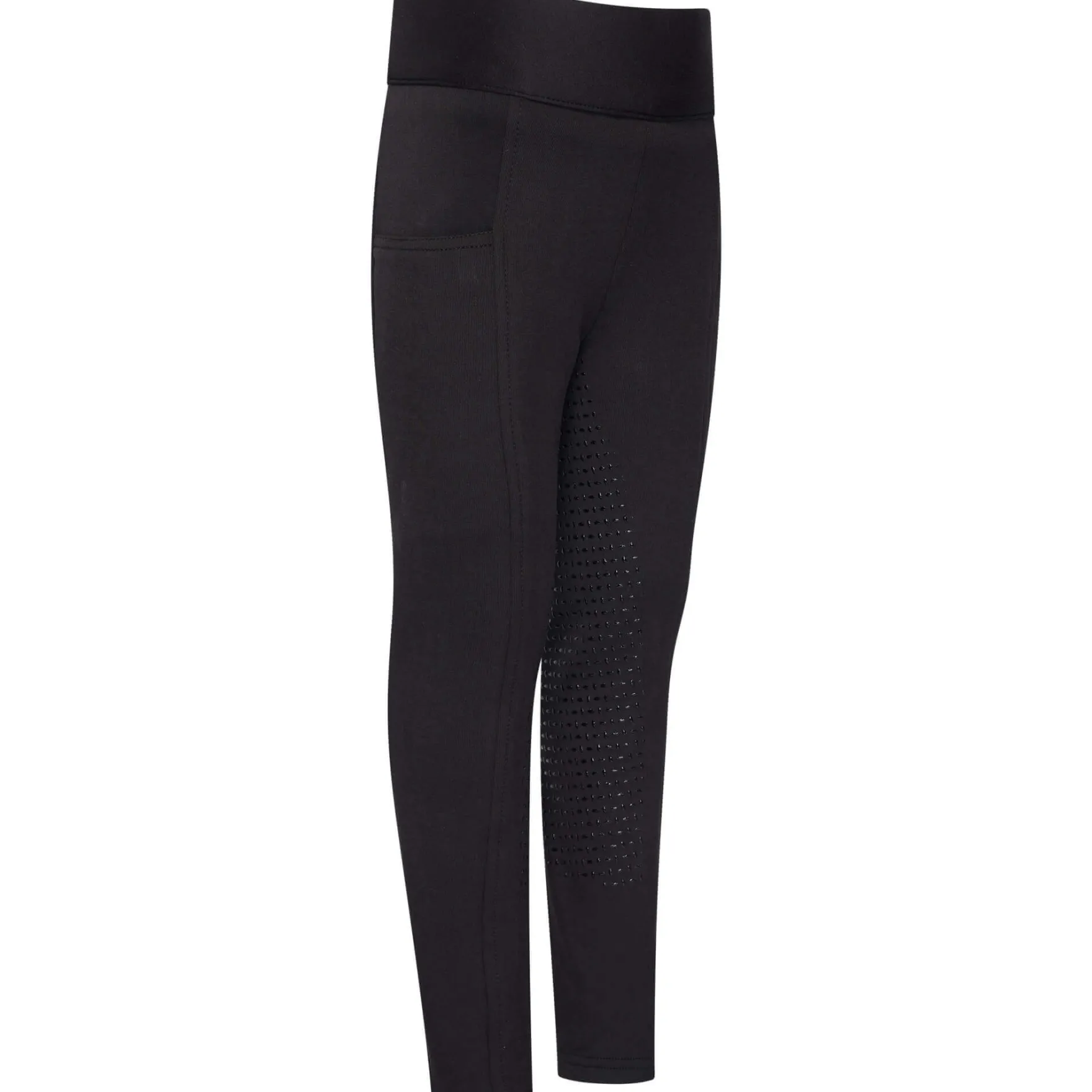 Reitleggings Kinder IRHTessy, Vollbesatz, Full-Grip, High Waist