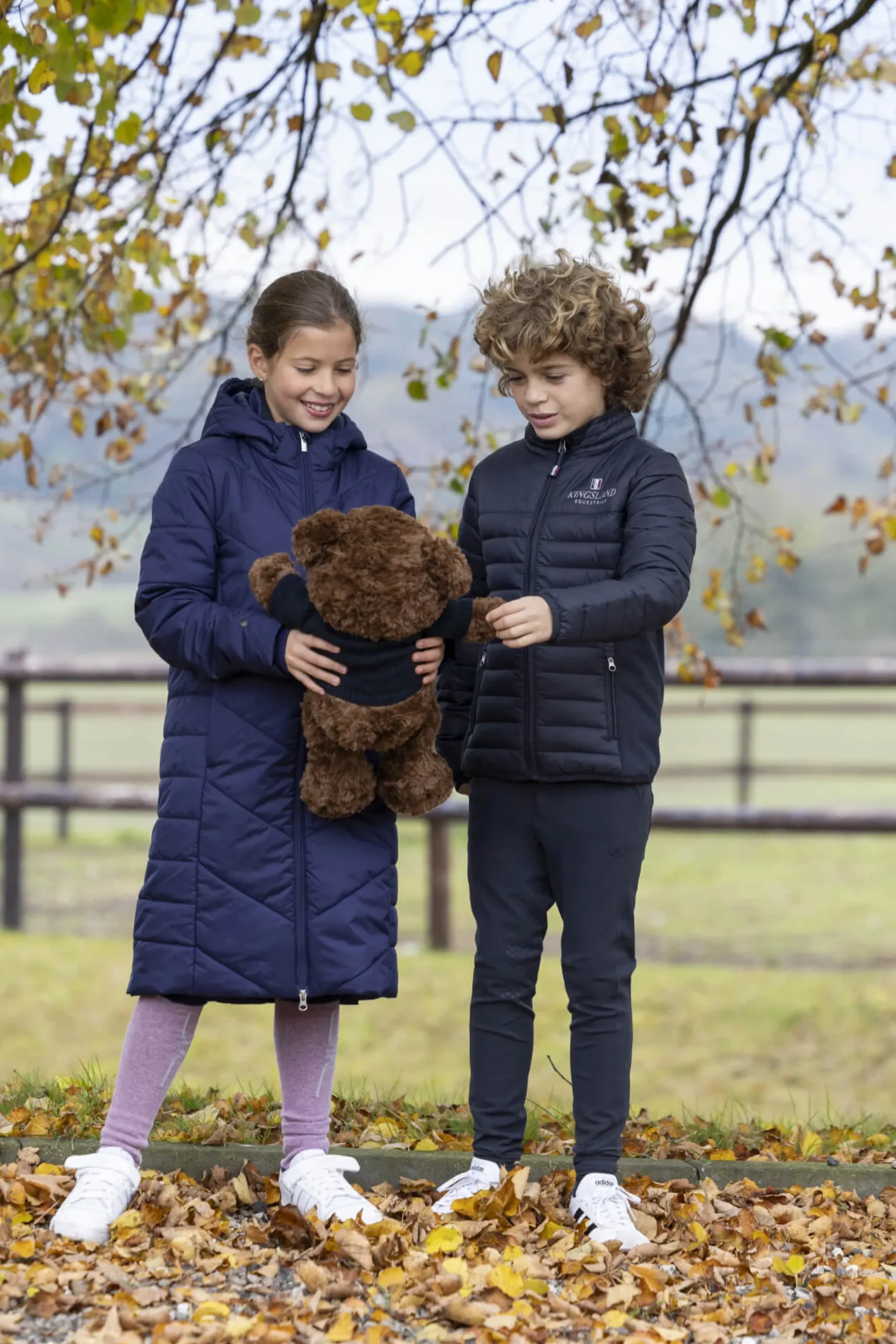 Reitleggings Kinder KLAlexis HW26, Vollbesatz, Full-Grip, Winterreitleggings